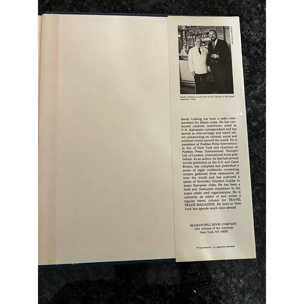 The Master Chefs Cookbook by Sandy Lesberg Vintage‎ Recipes 1980